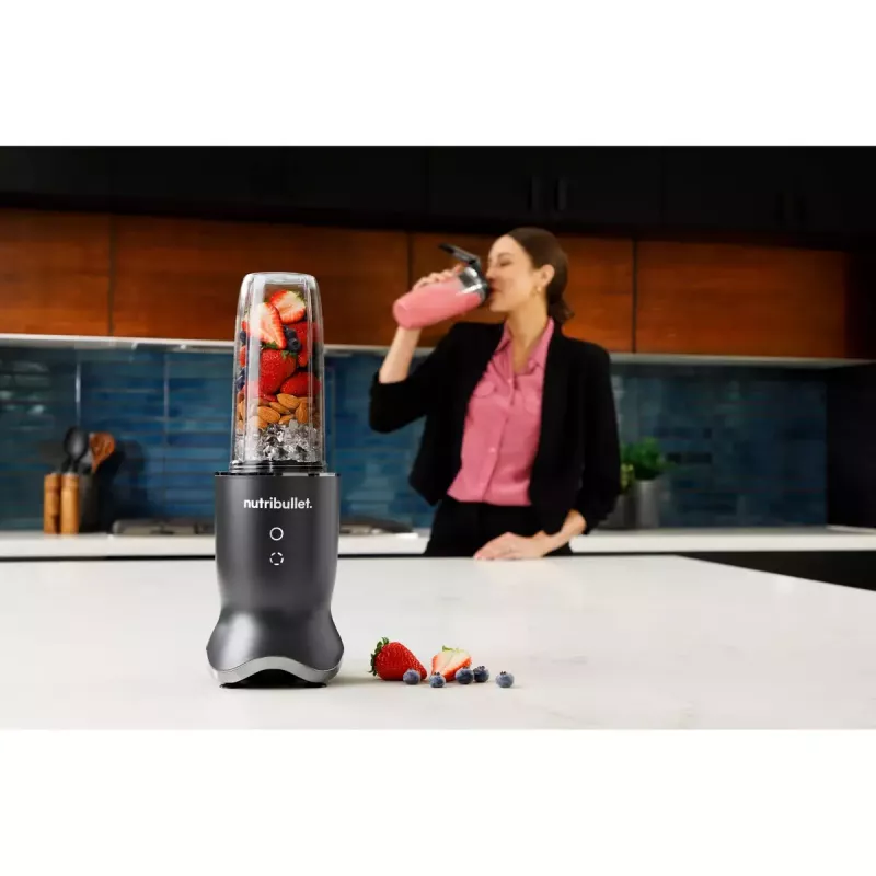 NutriBullet NB1206DGCC frullatore da tavolo 0,9 L 1200 W nero, trasparente