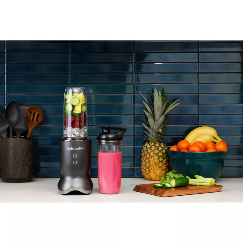 NutriBullet NB1206DGCC frullatore da tavolo 0,9 L 1200 W nero, trasparente