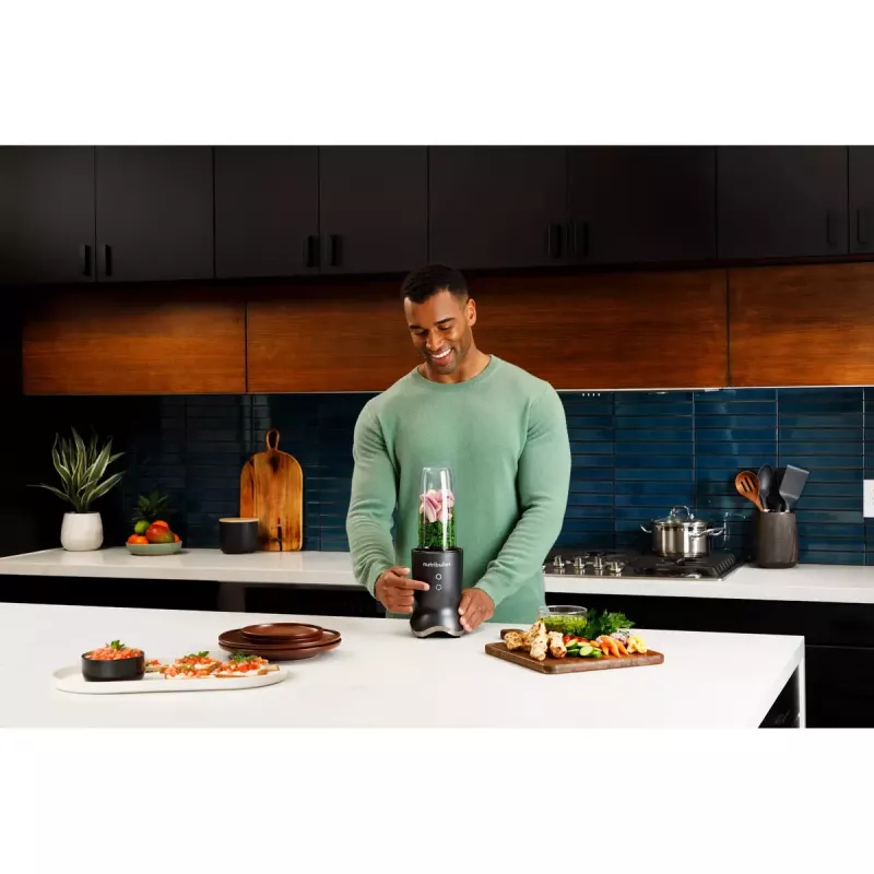 NutriBullet NB1206DGCC frullatore da tavolo 0,9 L 1200 W nero, trasparente