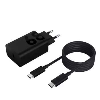 Caricabatterie da interno Lenovo ZG38C05739, 68 W, USB-C PD, 1 porta, nero, alimentato da rete