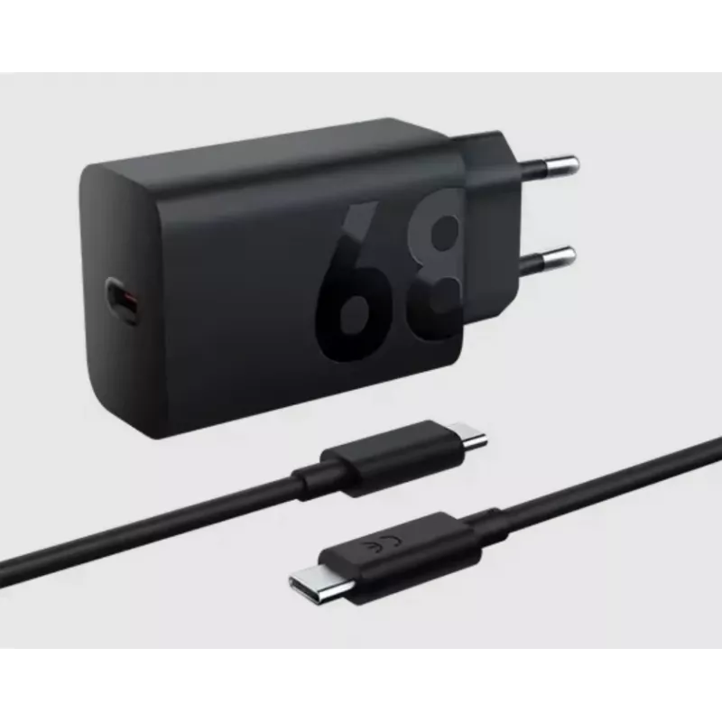 Caricabatterie da interno Lenovo ZG38C05739, 68 W, USB-C PD, 1 porta, nero, alimentato da rete