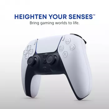 Gamepad Sony DualSense Wireless Controller V2 – PlayStation 5, Bluetooth/USB, USB-C, batteria ricaricabile integrata, bianco