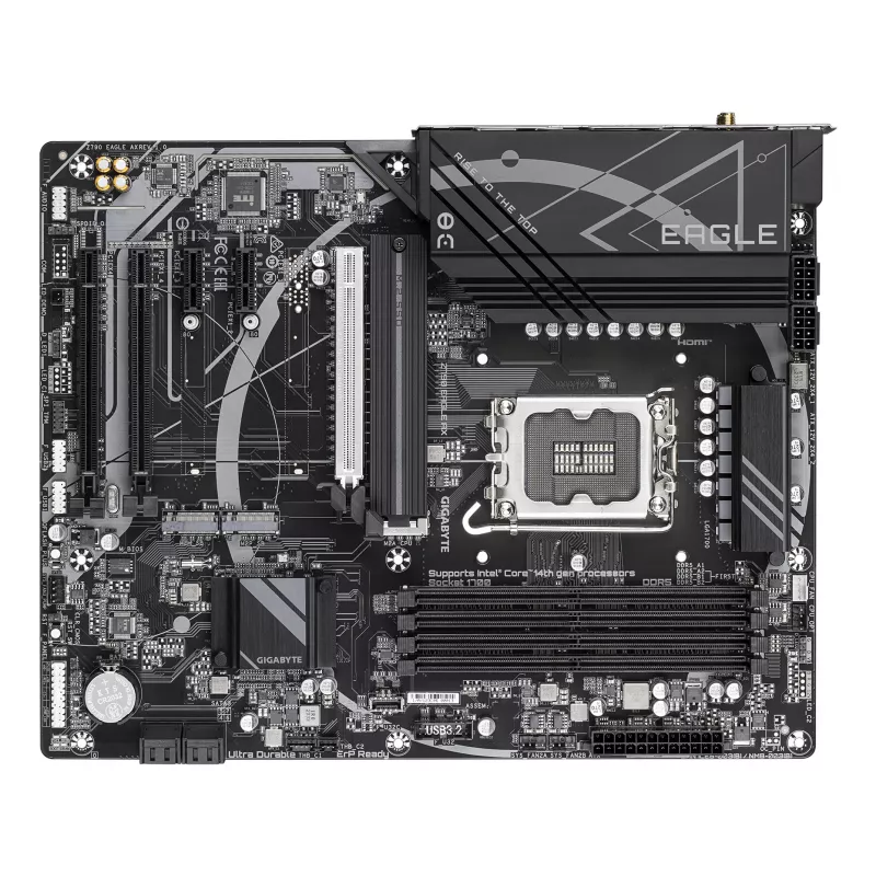 Scheda madre GIGABYTE Z790 EAGLE AX — Intel LGA1700 ATX, Z790, DDR5, 4x DIMM, Wi‑Fi 6E, LAN 2.5Gb