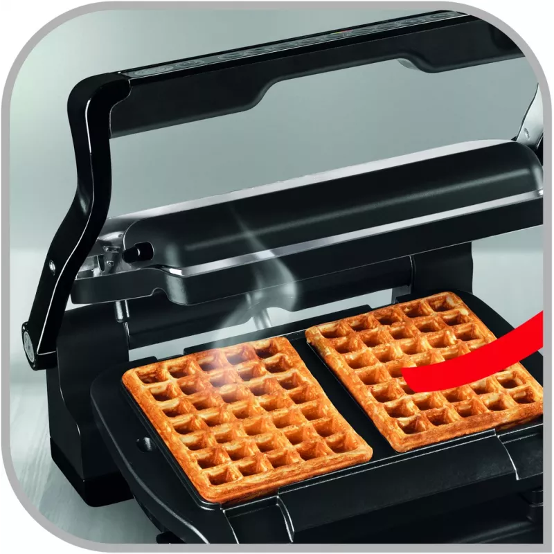 Piastra per waffle Tefal XA7248 alluminio per OptiGrill Elite GC7508 accessorio compatibile