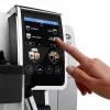 Macchina per espresso combinata DeLonghi Dinamica Plus ECAM380.85.SB — serbatoio acqua 1,8 L, contenitore chicchi 300 g, 15 bar
