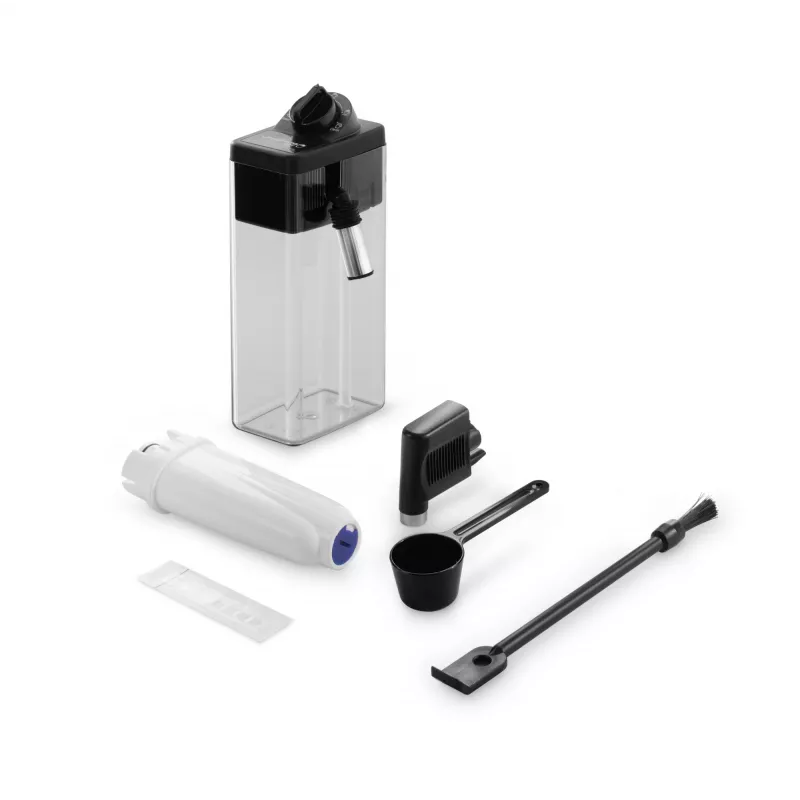 Macchina per espresso combinata DeLonghi Dinamica Plus ECAM380.85.SB — serbatoio acqua 1,8 L, contenitore chicchi 300 g, 15 bar