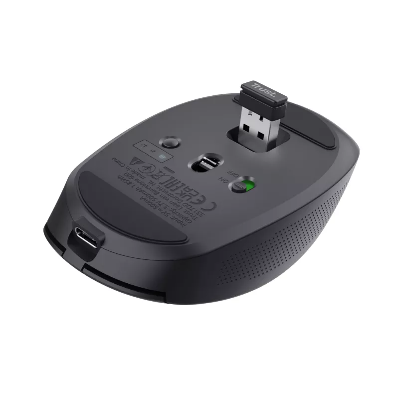 Trust Ozaa Mouse da ufficio per destrorsi RF Wireless + Bluetooth ottico 3200 DPI