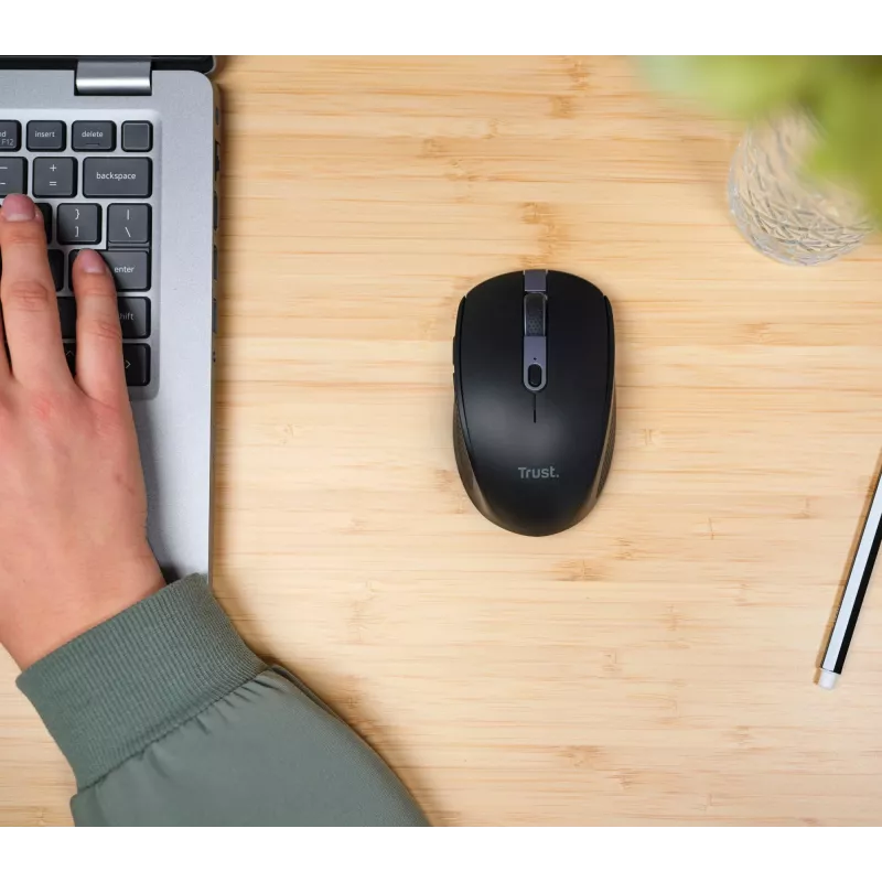 Trust Ozaa Mouse da ufficio per destrorsi RF Wireless + Bluetooth ottico 3200 DPI