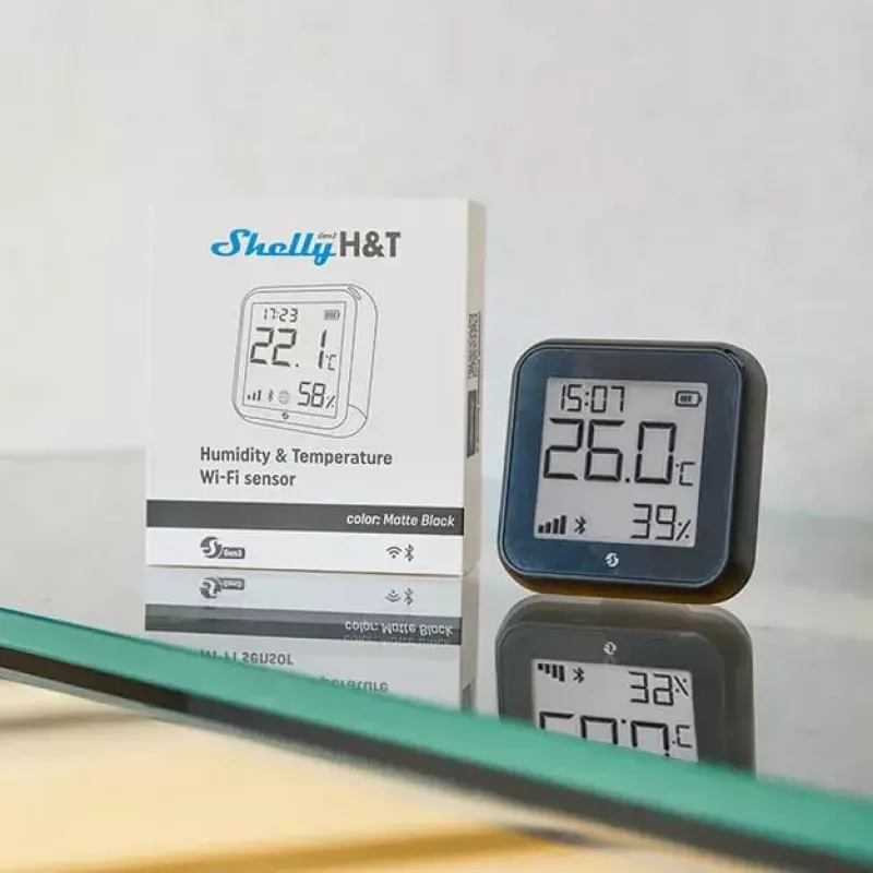 Sensore di temperatura e umidità Shelly H&T Gen3