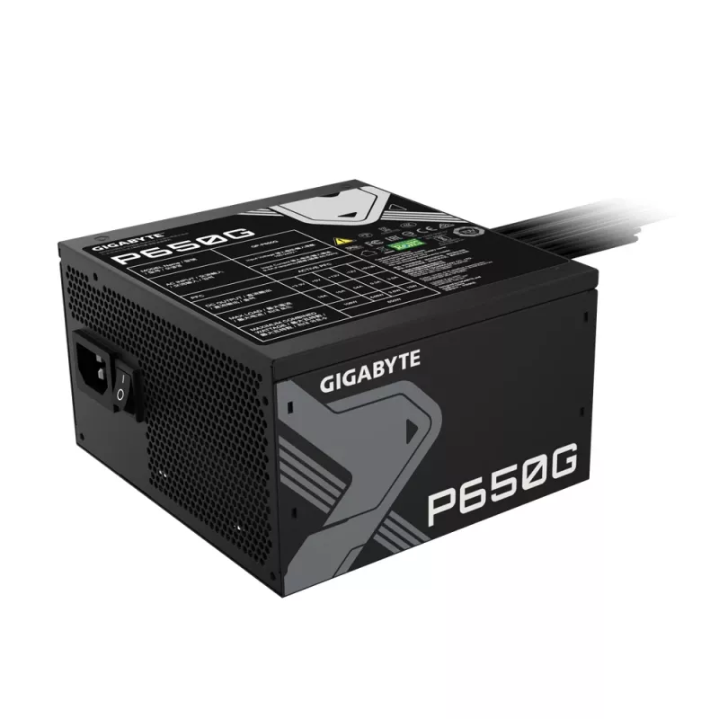 GIGABYTE GP-P650G Alimentatore 650 W 20+4 pin ATX ATX nero