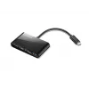 Lenovo Select GX91L84354 hub USB-C a 4 porte, USB 3.0, nero