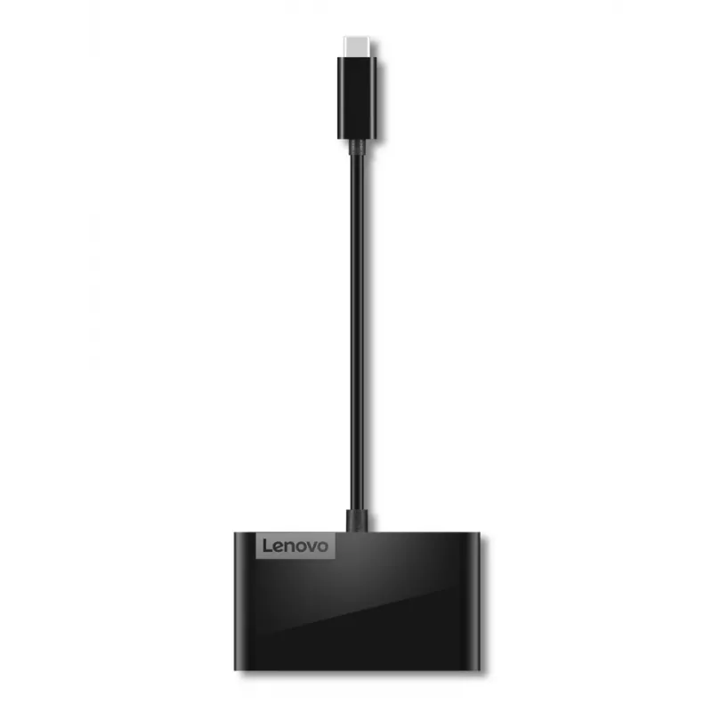 Lenovo Select GX91L84354 hub USB-C a 4 porte, USB 3.0, nero