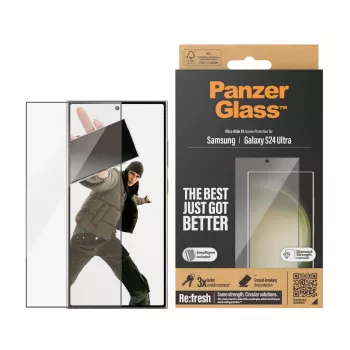 Pellicola protettiva per display PanzerGlass® Samsung Galaxy S24 Ultra | Ultra-Wide Fit con EasyAligner