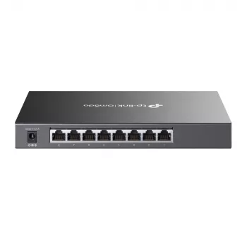 TP-Link Omada switch smart 8 porte Gigabit con 4 porte PoE+, managed, L2/L2+, Gigabit Ethernet (10/100/1000), Power over Ethernet (PoE), montaggio a rack