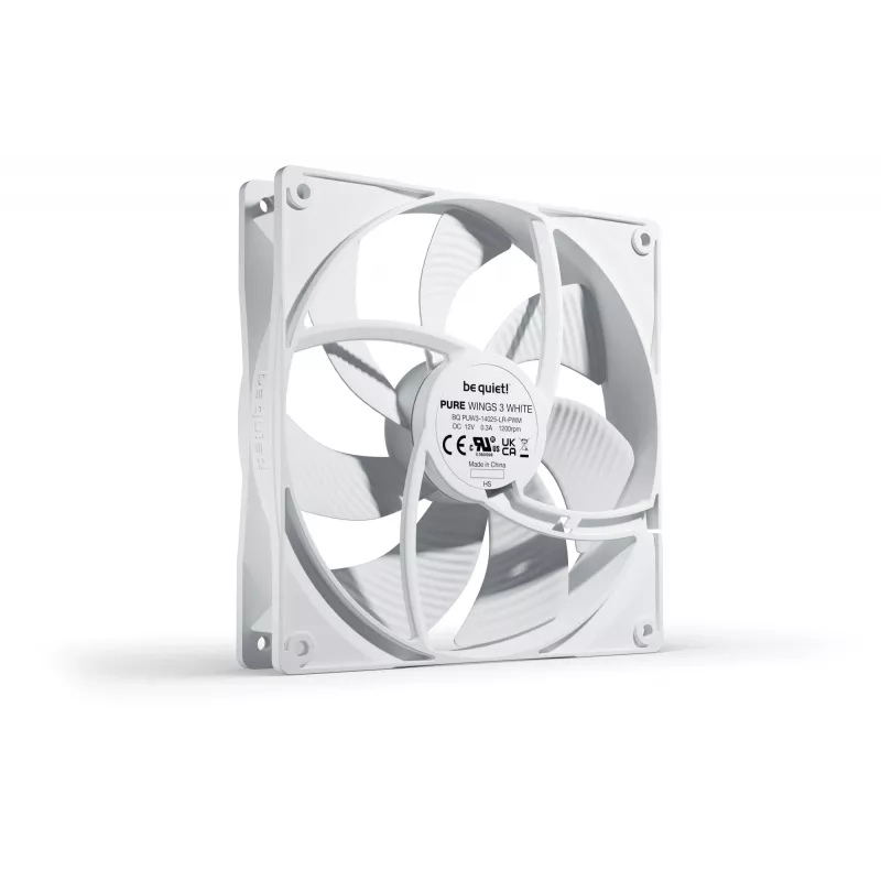 be quiet! Pure Wings 3 140mm PWM bianco ventola per case per computer 14 cm 1 pz.
