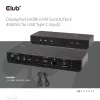 CLUB3D DisplayPort/HDMI switch KVM/dock 4K60Hz per ingressi USB Type-C