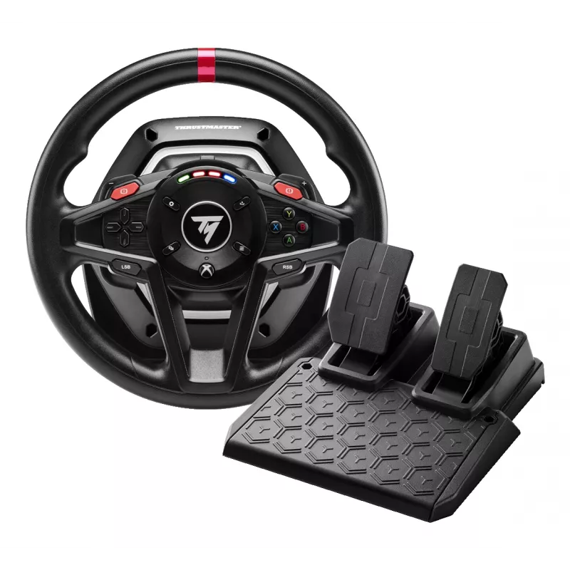 Thrustmaster T128 Shifter Pack nero USB volante + pedali analogico PC, Xbox
