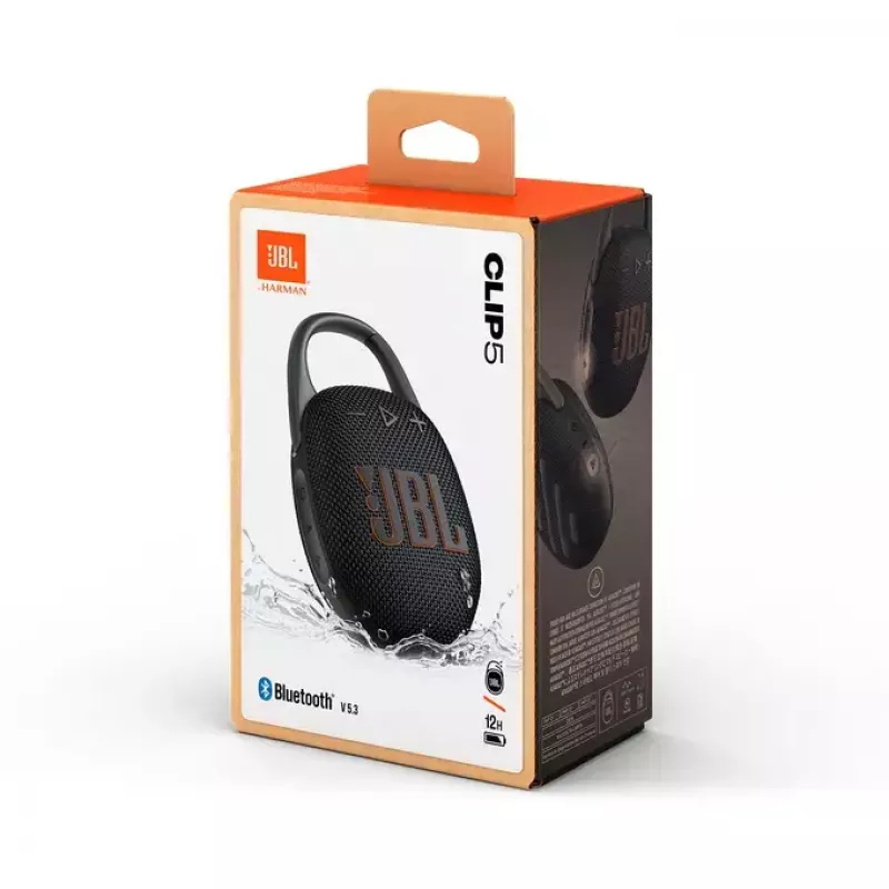 Altoparlante portatile JBL Clip 5 nero