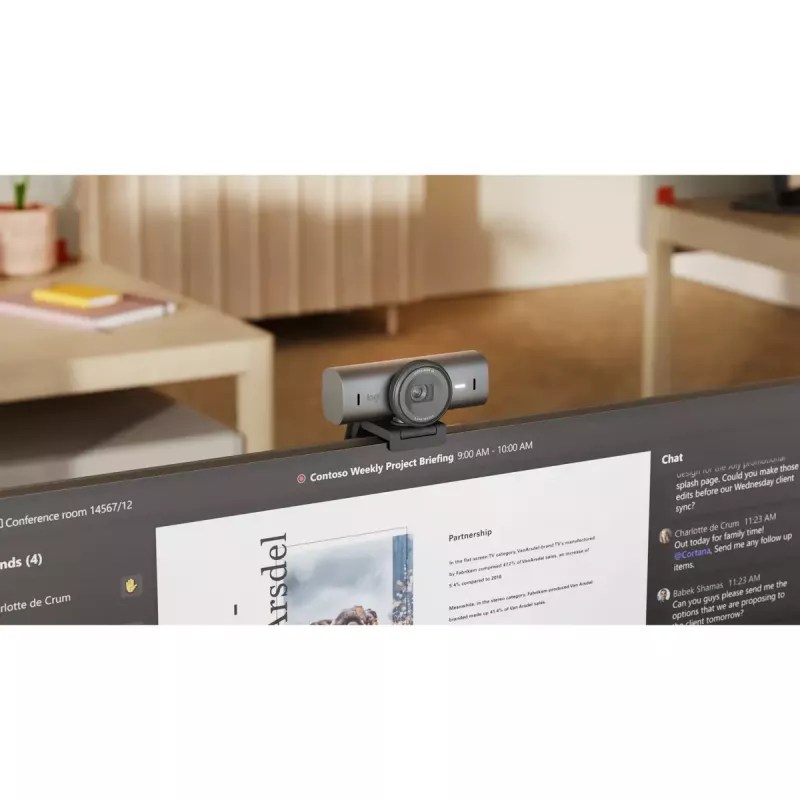 Webcam Logitech MX Brio 705 8,5 MP 4K Ultra HD USB 3.2