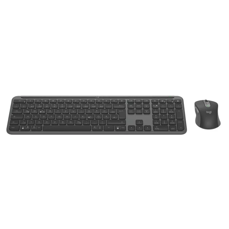 Logitech MK950 Signature for Business tastiera mouse wireless Bluetooth QWERTZ tedesco grafite