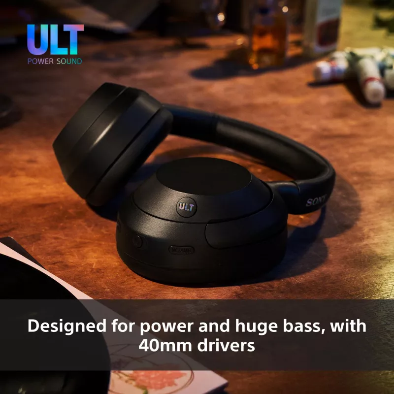 Headset Sony ULT WEAR monaurale USB/Bluetooth 5.2, ANC, batteria 30–50 h, 3,5 mm, ricarica USB‑C, 255 g