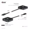 CLUB3D hub USB-C® a doppio HDMI™ 4K60Hz M/F+PD3.0 100 W