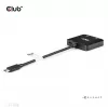 CLUB3D hub USB-C® a doppio HDMI™ 4K60Hz M/F+PD3.0 100 W
