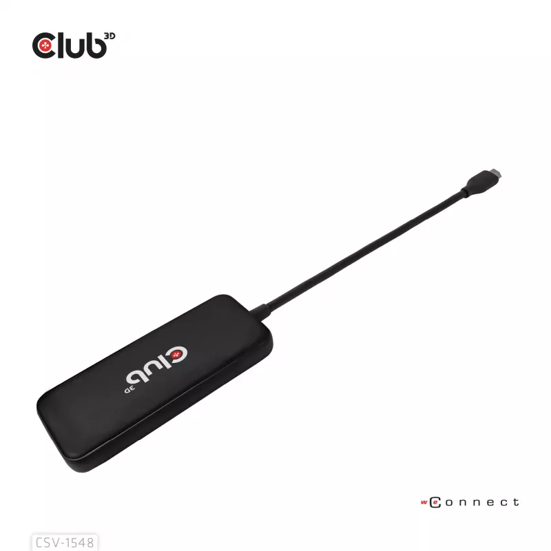 Club3D CSV-1548 hub USB-C, 4x USB-C 10 Gbps, 100W PD, nero