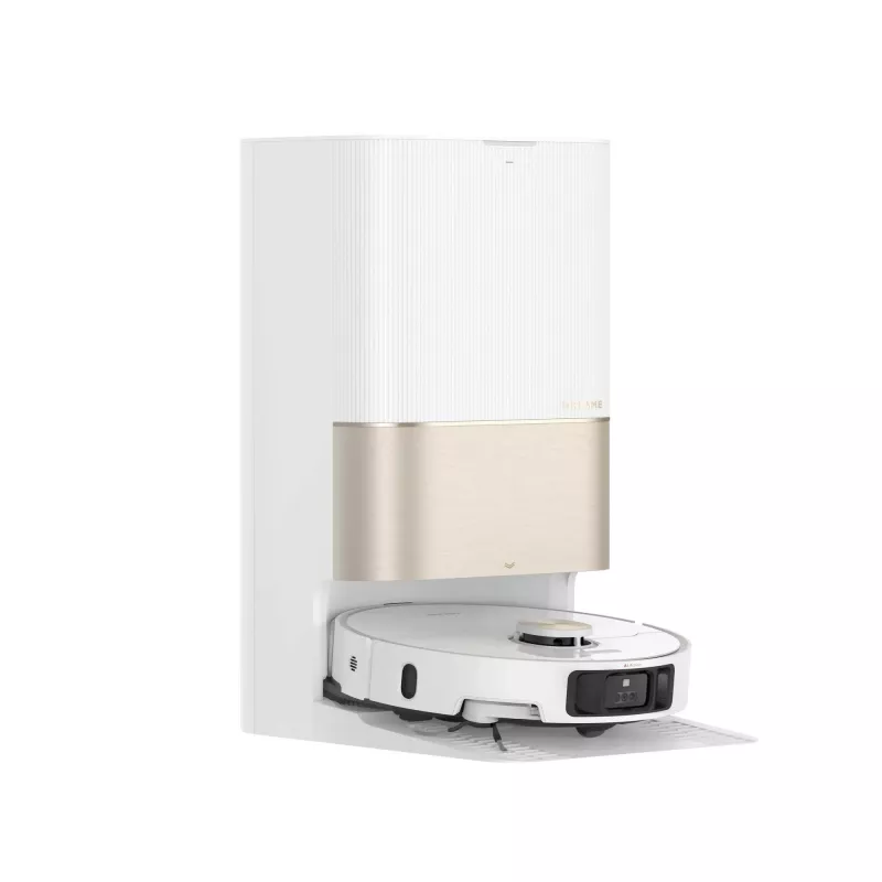 Dreame X40 Ultra Complete, senza sacchetto, bianco, rotondo, sacchetto per polvere, 2 ruote, 0,3 l