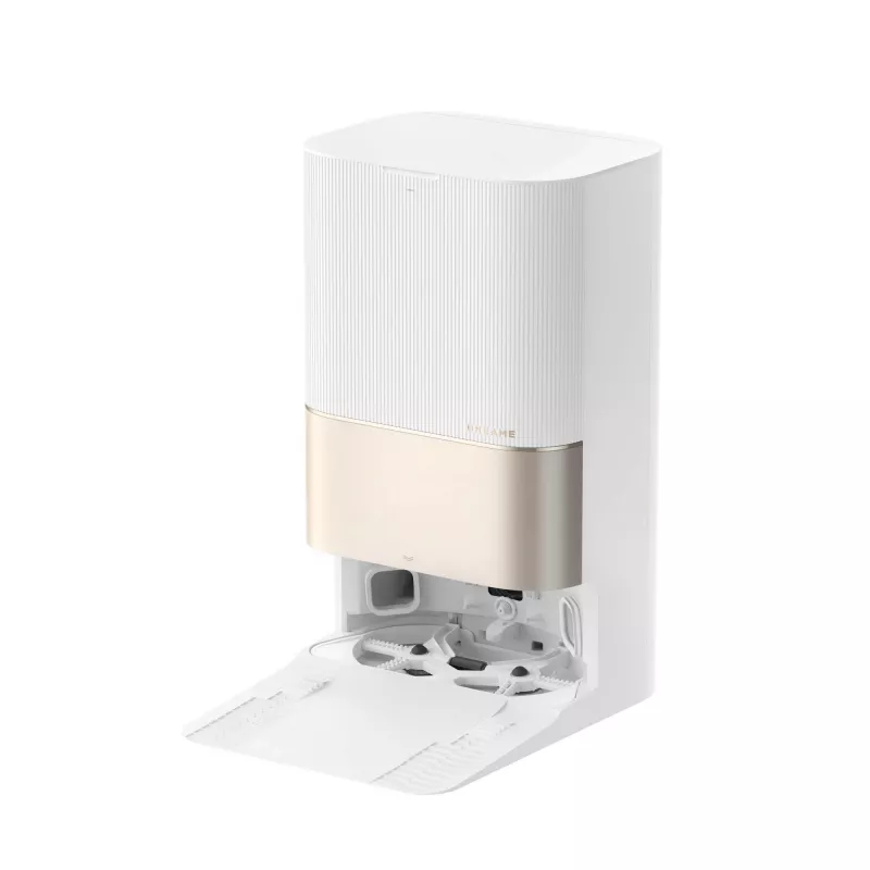 Dreame X40 Ultra Complete, senza sacchetto, bianco, rotondo, sacchetto per polvere, 2 ruote, 0,3 l