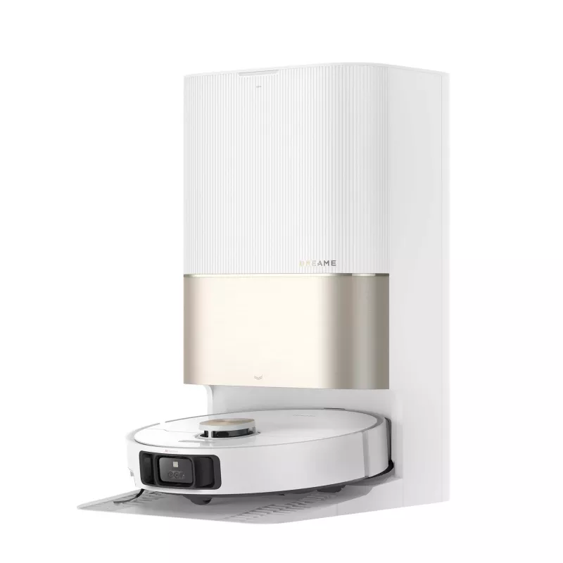Dreame X40 Ultra Complete, senza sacchetto, bianco, rotondo, sacchetto per polvere, 2 ruote, 0,3 l