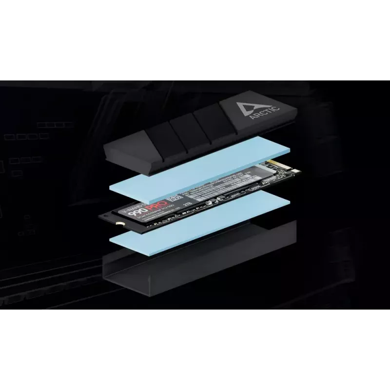 ARCTIC M2 Pro (nero) - dissipatore SSD per unità M.2