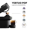 De'Longhi Nespresso Vertuo Pop ENV90.B macchina del caffè, Liquorice Black (nera)