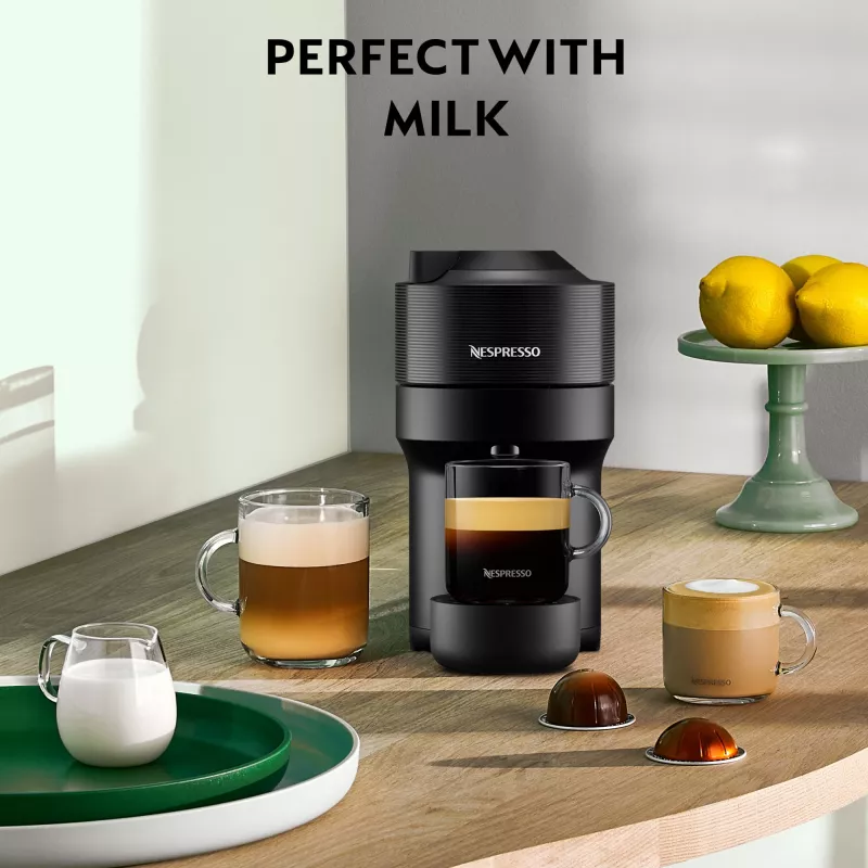 De'Longhi Nespresso Vertuo Pop ENV90.B macchina del caffè, Liquorice Black (nera)