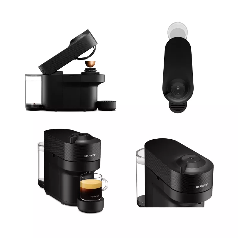 De'Longhi Nespresso Vertuo Pop ENV90.B macchina del caffè, Liquorice Black (nera)