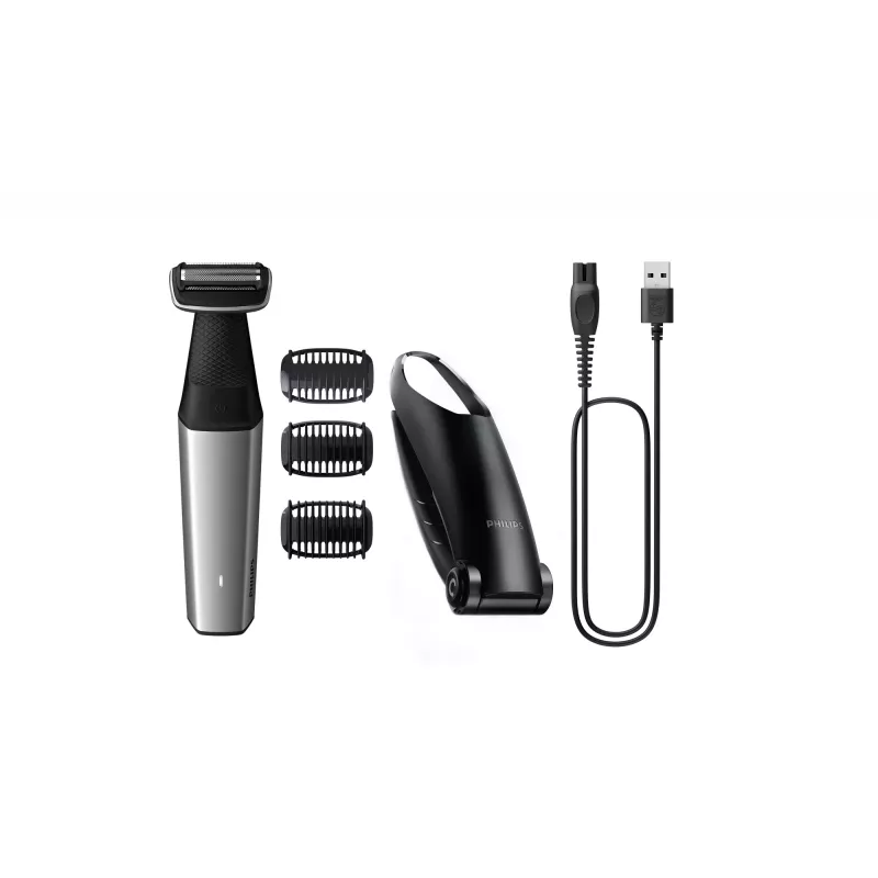 Philips BODYGROOM Serie 5000 BG5021/15 trimmer per pelo intimo e corpo resistente all'acqua