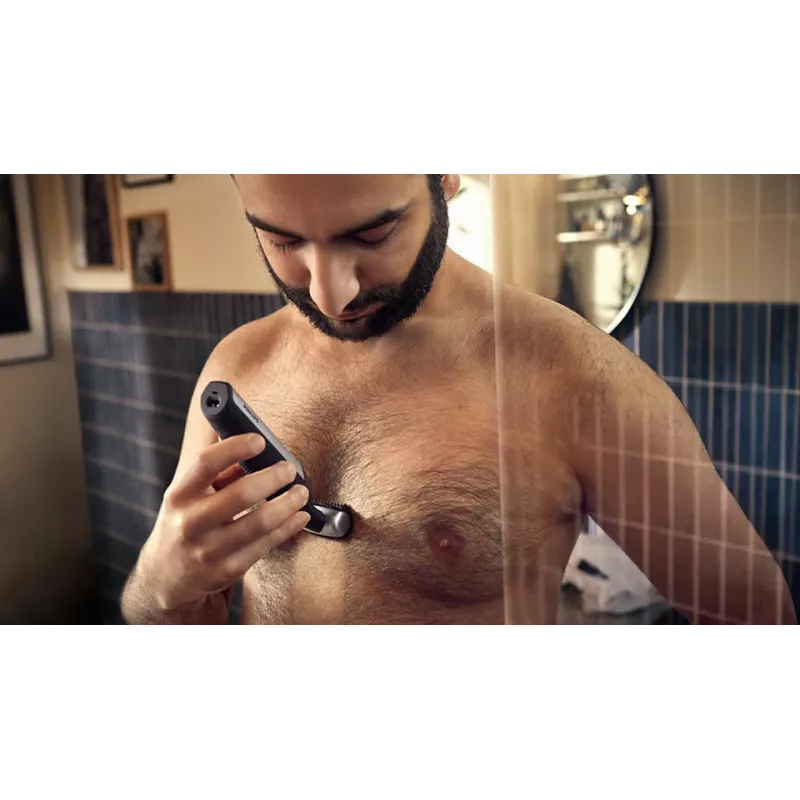 Philips BODYGROOM Serie 5000 BG5021/15 trimmer per pelo intimo e corpo resistente all'acqua