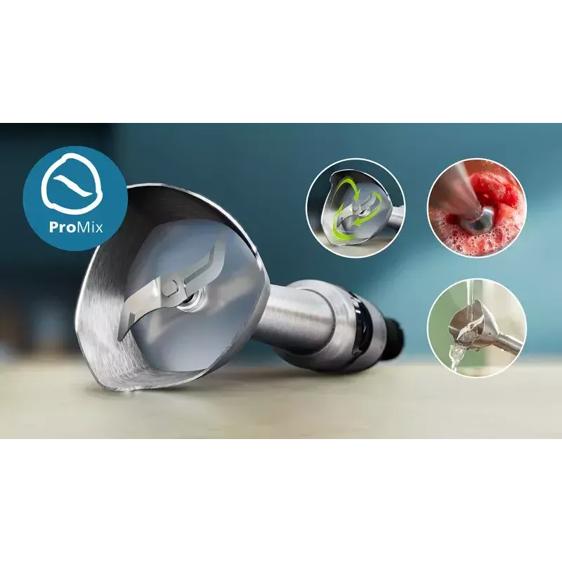 Frullatore a immersione Philips Serie 5000 HR2684/00 nero acciaio inox