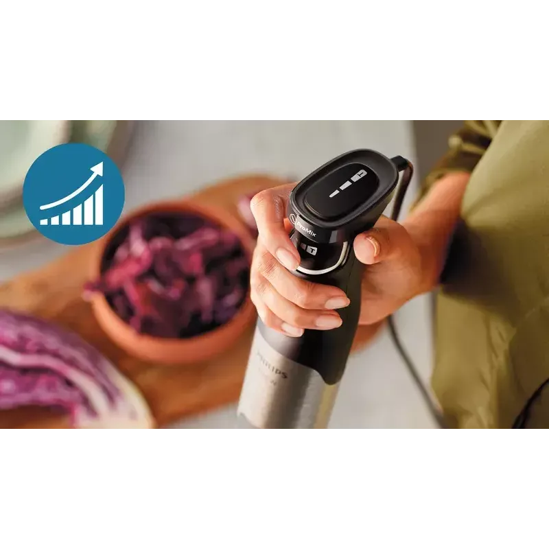 Frullatore a immersione Philips Serie 5000 HR2684/00 nero acciaio inox