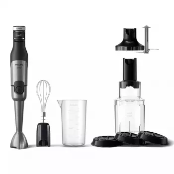 Frullatore a immersione Philips Serie 5000 HR2684/00 nero acciaio inox