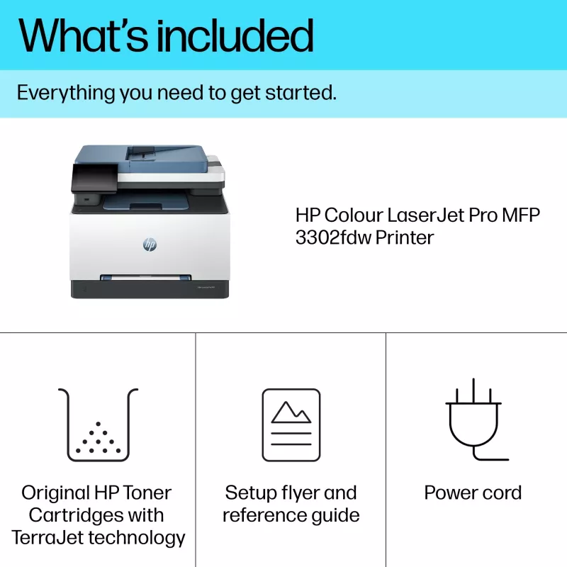 Stampante multifunzione HP Color LaserJet Pro MFP 3302fdw stampante laser colore