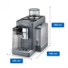 Macchina per espresso De’Longhi Rivelia EXAM440.55.g — completamente automatica, serbatoio acqua 1,4 l, macinacaffè 250 g, 19 bar, display TFT touch