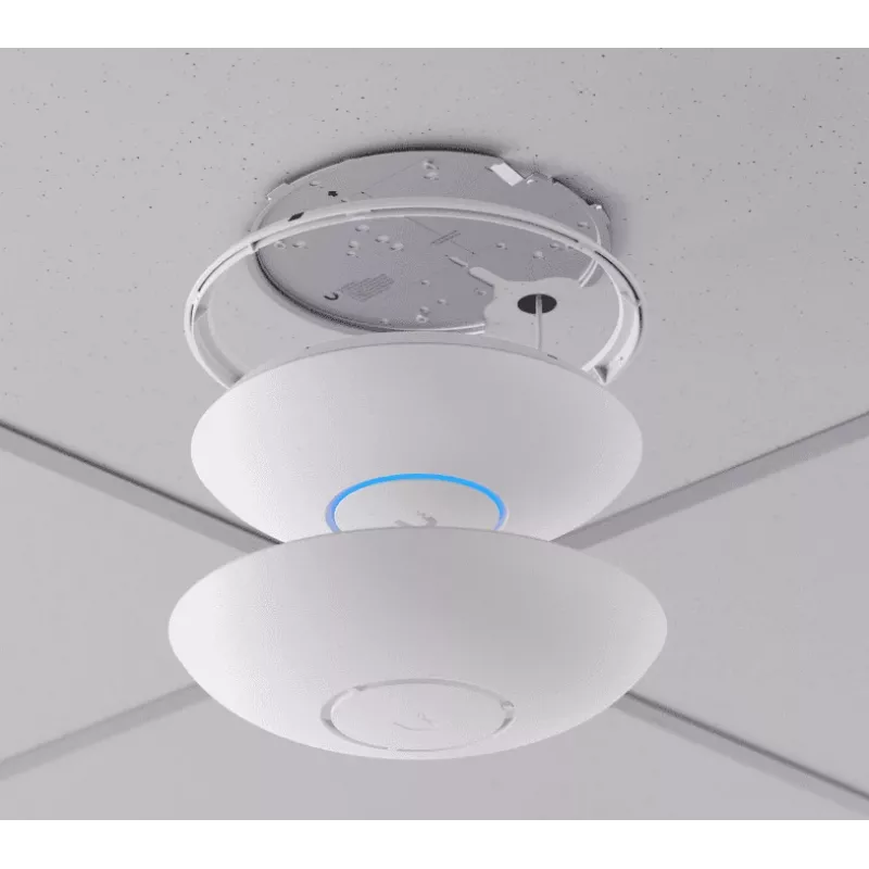 Ubiquiti UACC-U7-Cover copertura verniciabile per UniFi U7 Pro / U7 Pro Max, policarbonato, bianca, 217,4 x 217,4 x 48,3 mm