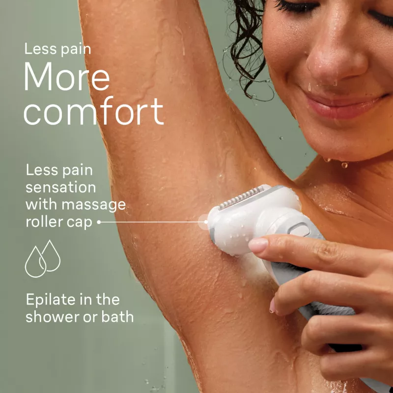 Epilatore Braun Silk-épil 9 9-041 40 pinzette argento