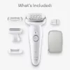 Epilatore Braun Silk-épil 9 9-041 40 pinzette argento