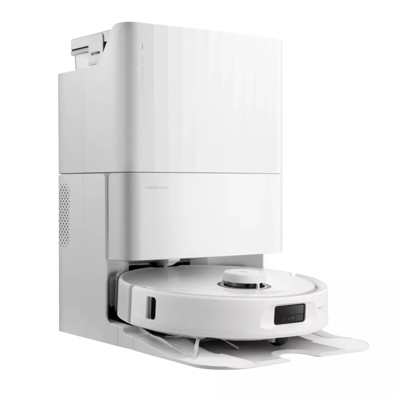 Roborock Qrevo MaxV QRMV02 robot aspirapolvere, 7000 Pa, FlexiArm, stazione all-in-one, 0,33 l, bianco