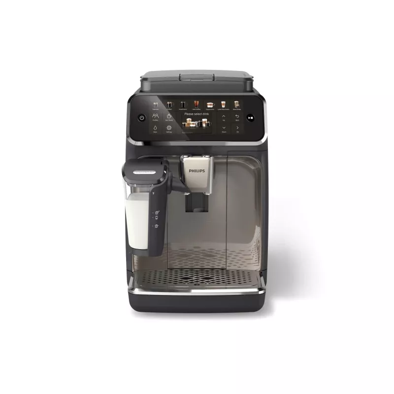 Macchina per espresso Philips EP4449/70 – completamente automatica, serbatoio acqua 1,8 l, contenitore chicchi 275 g, macinacaffè in ceramica, 15 bar