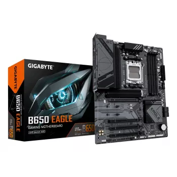 Scheda madre GIGABYTE B650 EAGLE ATX, chipset AMD B650, socket AM5, DDR5, 4x DIMM, 3x M.2, PCIe 5.0 x16