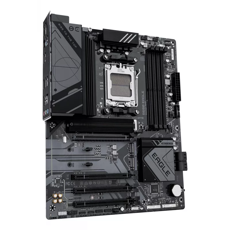 Scheda madre GIGABYTE B650 EAGLE ATX, chipset AMD B650, socket AM5, DDR5, 4x DIMM, 3x M.2, PCIe 5.0 x16