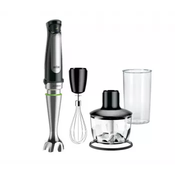 Frullatore a immersione Braun MQ 7035X 0,6 L 1000 W nero, acciaio satinato